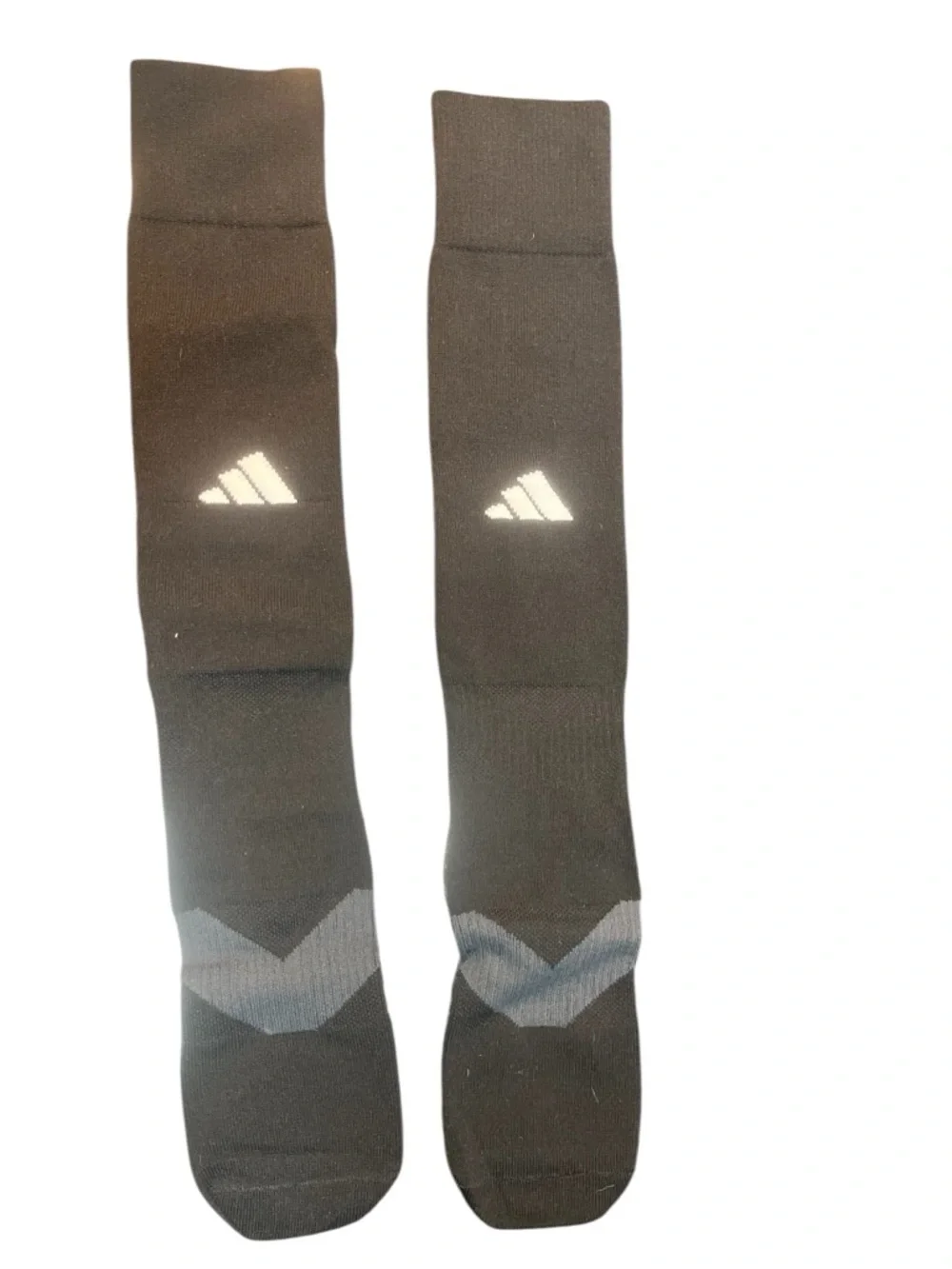 Adidas Black Performance Crew Socks with White Logo - Men's